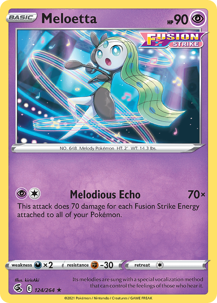 Meloetta — Prize Pack Series Cards Pokémon TCG card by kirisAki