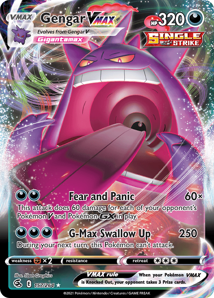 Gengar VMAX — Prize Pack Series Cards