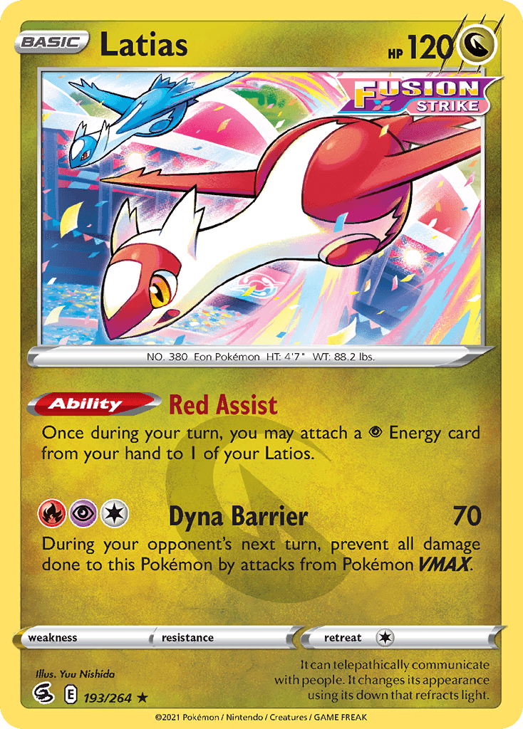 Latias — Prize Pack Series Cards Pokémon TCG card by Yuu Nishida