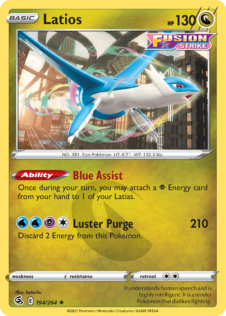 Latios — Prize Pack Series Cards Pokémon TCG card by hatachu