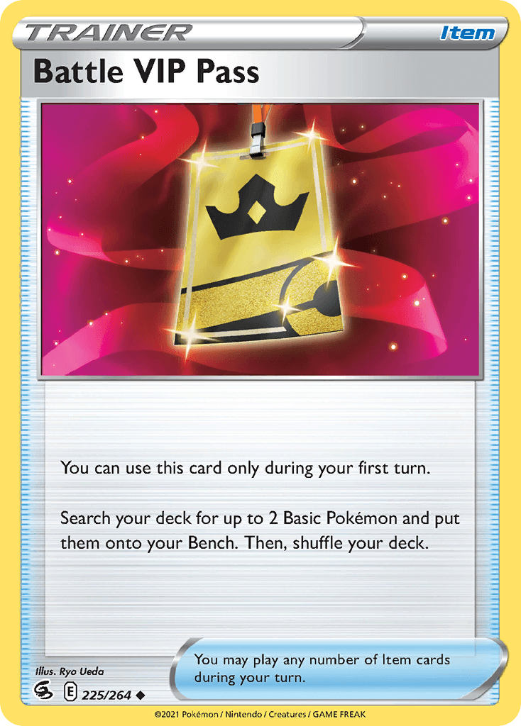 Battle VIP Pass — Prize Pack Series Cards Pokémon TCG card by Ryo Ueda