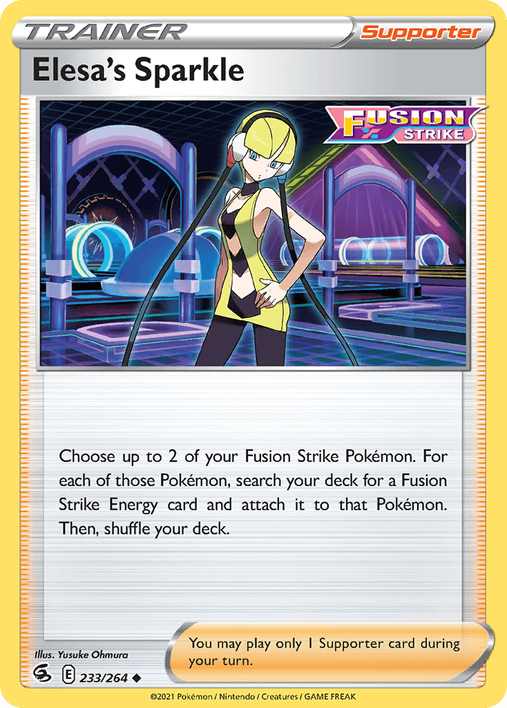 Elesa's Sparkle — Prize Pack Series Cards Pokémon TCG card by Yusuke Ohmura