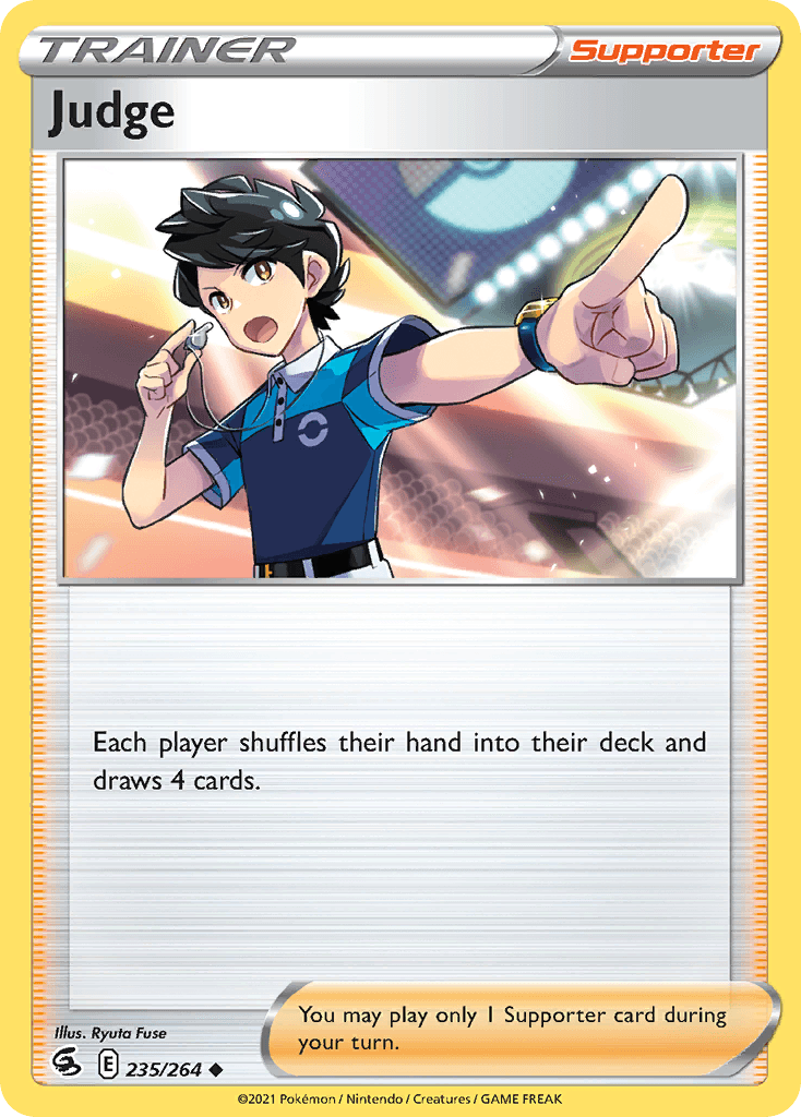 Judge — SWSH08: Fusion Strike Pokémon TCG card by Ryuta Fuse