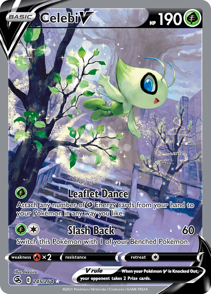 Celebi V (Alternate Full Art) — SWSH08: Fusion Strike