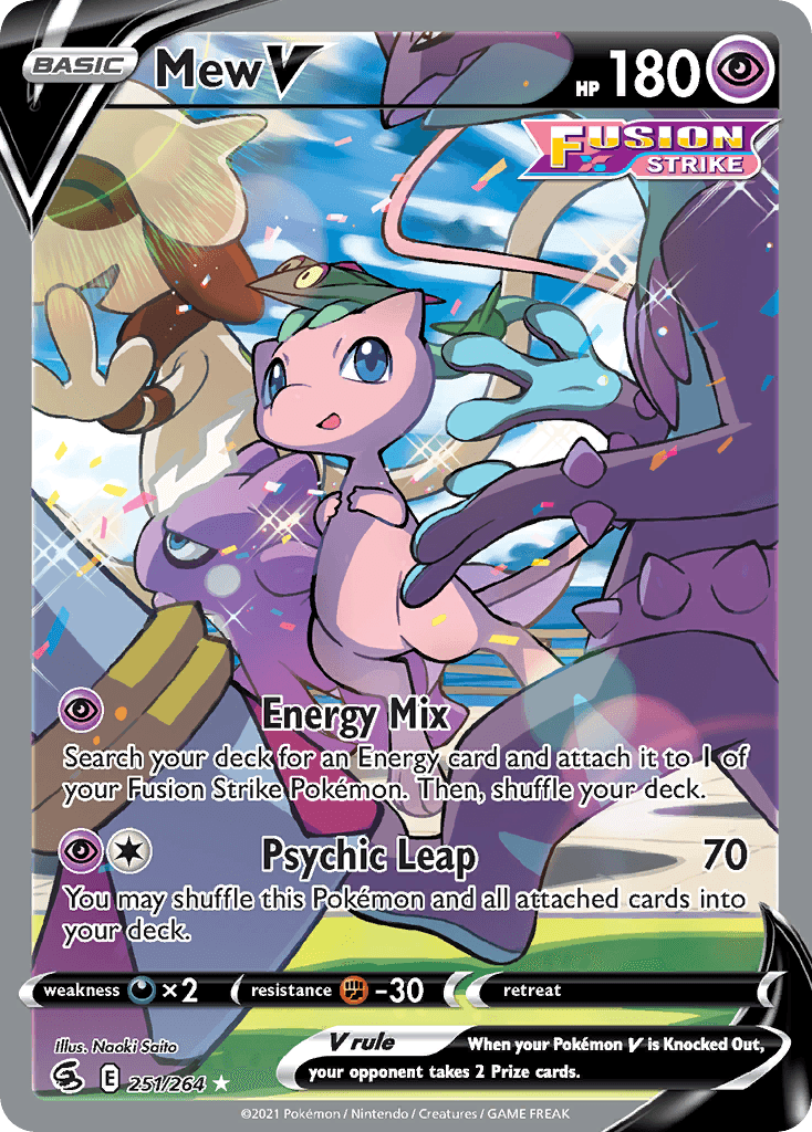 Mew V (Alternate Full Art) — Pokémon TCG card