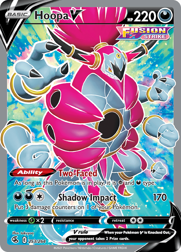 Hoopa V — SWSH08: Fusion Strike Pokémon TCG card by takuyoa