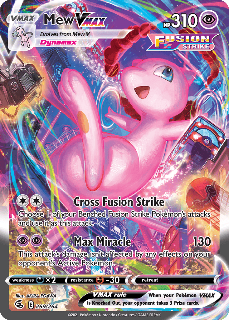 Mew VMAX (Alternate Art Secret) — Pokémon TCG card
