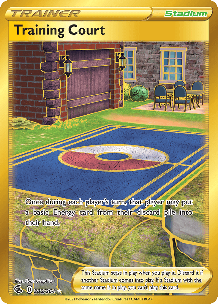 Training Court — SWSH08: Fusion Strike Pokémon TCG card by 5ban Graphics