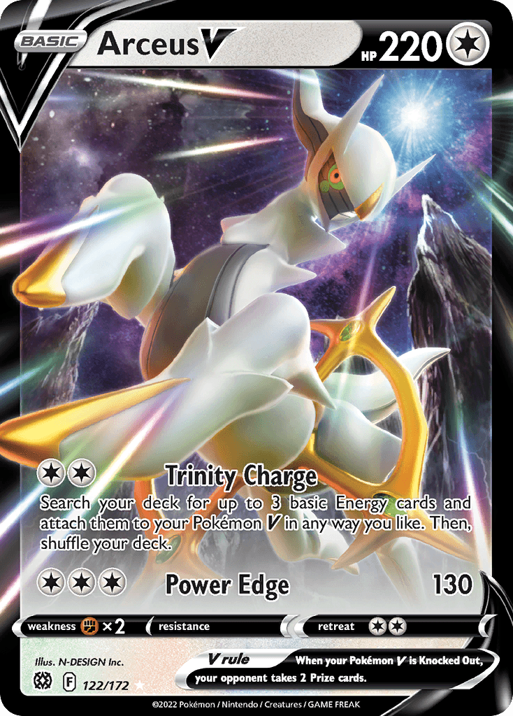 Arceus V — Prize Pack Series Cards Pokémon TCG card by N-DESIGN Inc.
