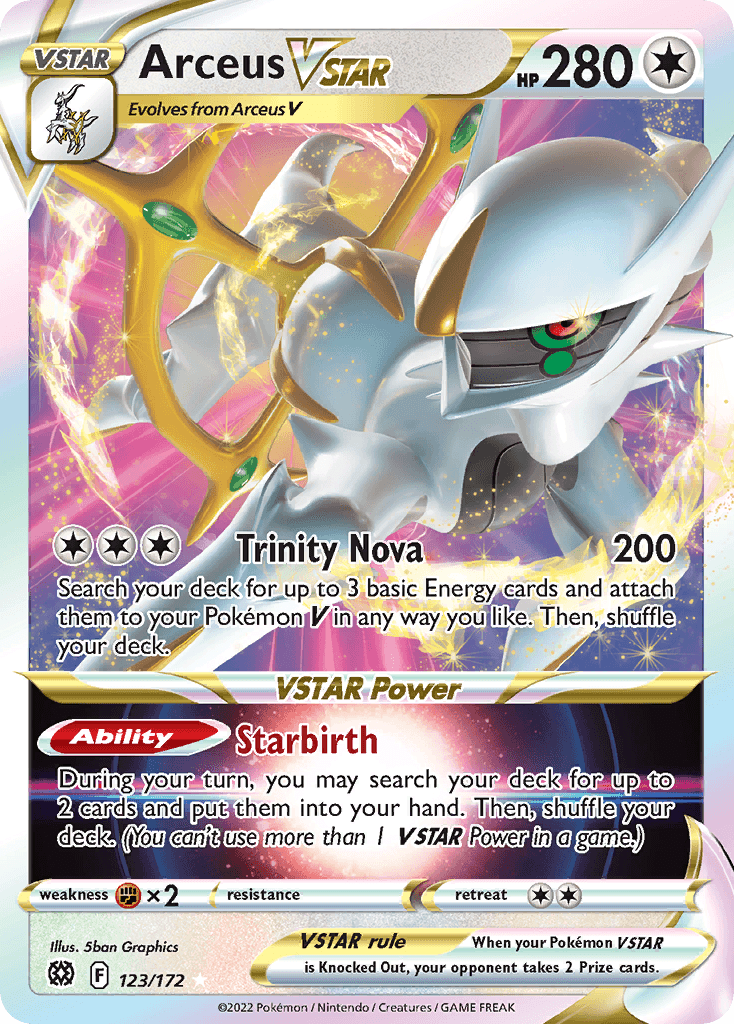 Arceus VSTAR — Prize Pack Series Cards