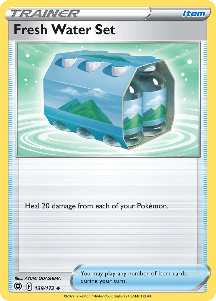 Fresh Water Set — SWSH09: Brilliant Stars Pokémon TCG card by AYUMI ODASHIMA