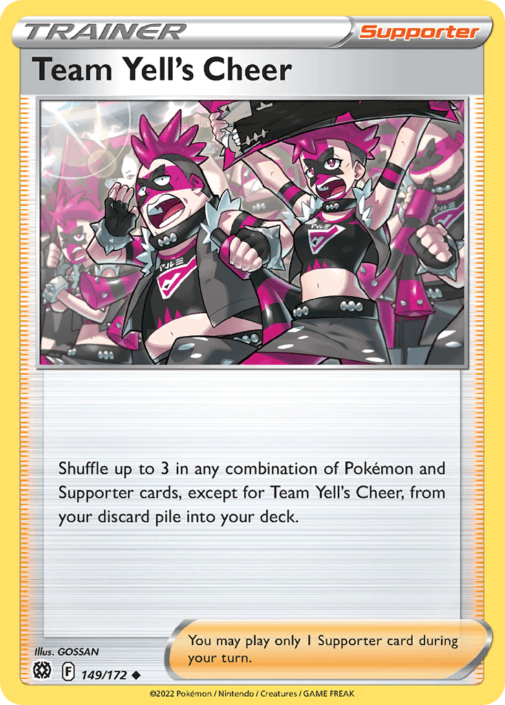 Team Yell's Cheer — Prize Pack Series Cards Pokémon TCG card by GOSSAN