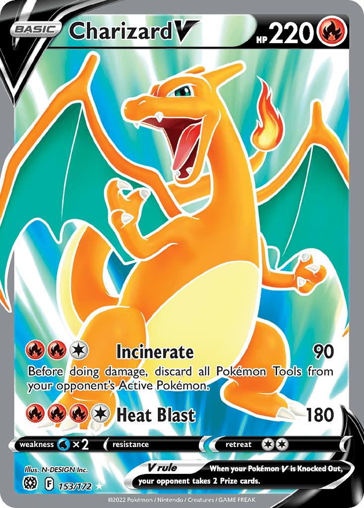Charizard V (Full Art) — Pokémon TCG card