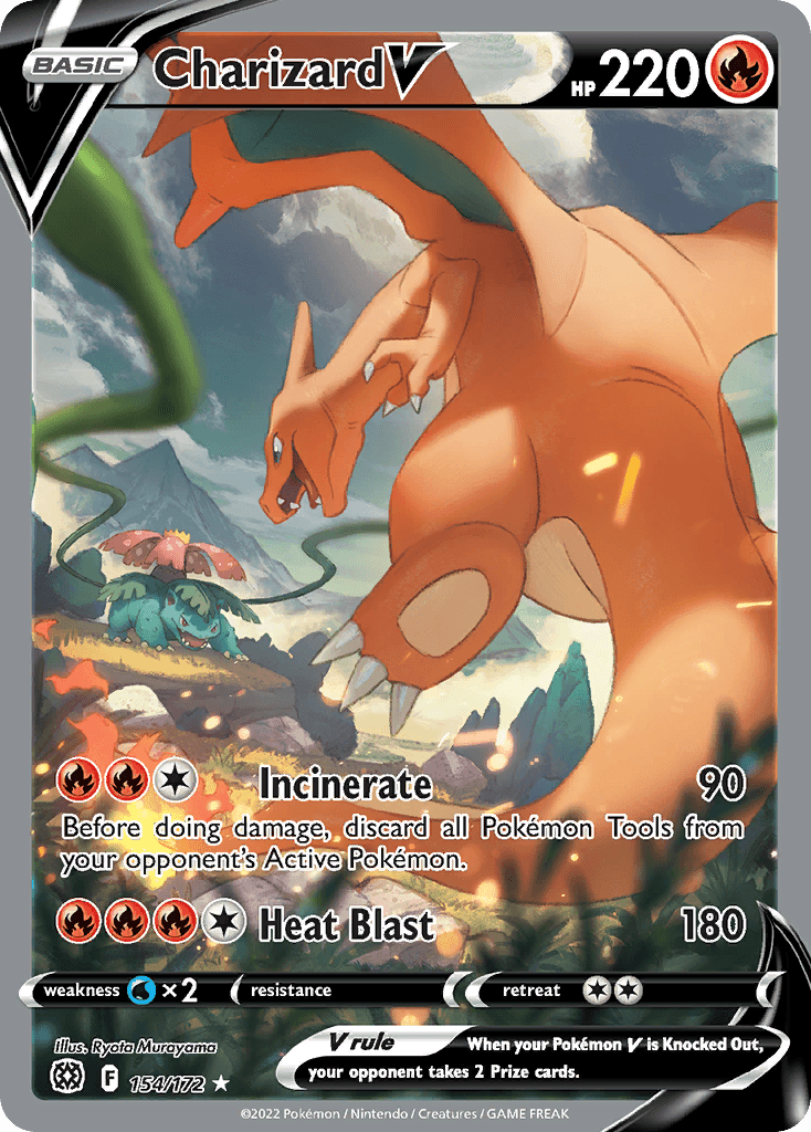 Charizard V (Alternate Full Art) — SWSH09: Brilliant Stars