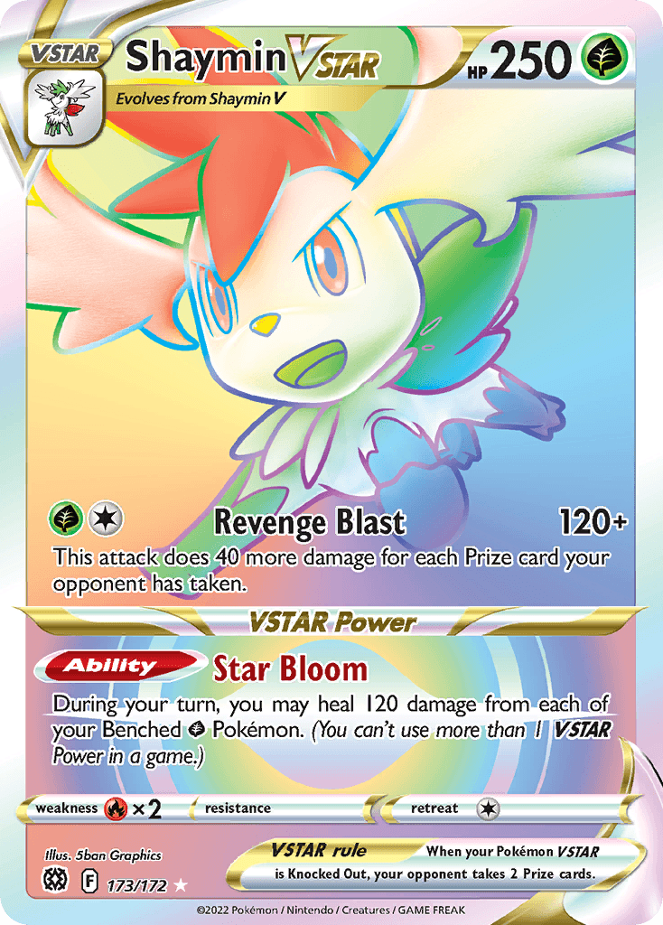 Shaymin VSTAR — SWSH09: Brilliant Stars Trainer Gallery