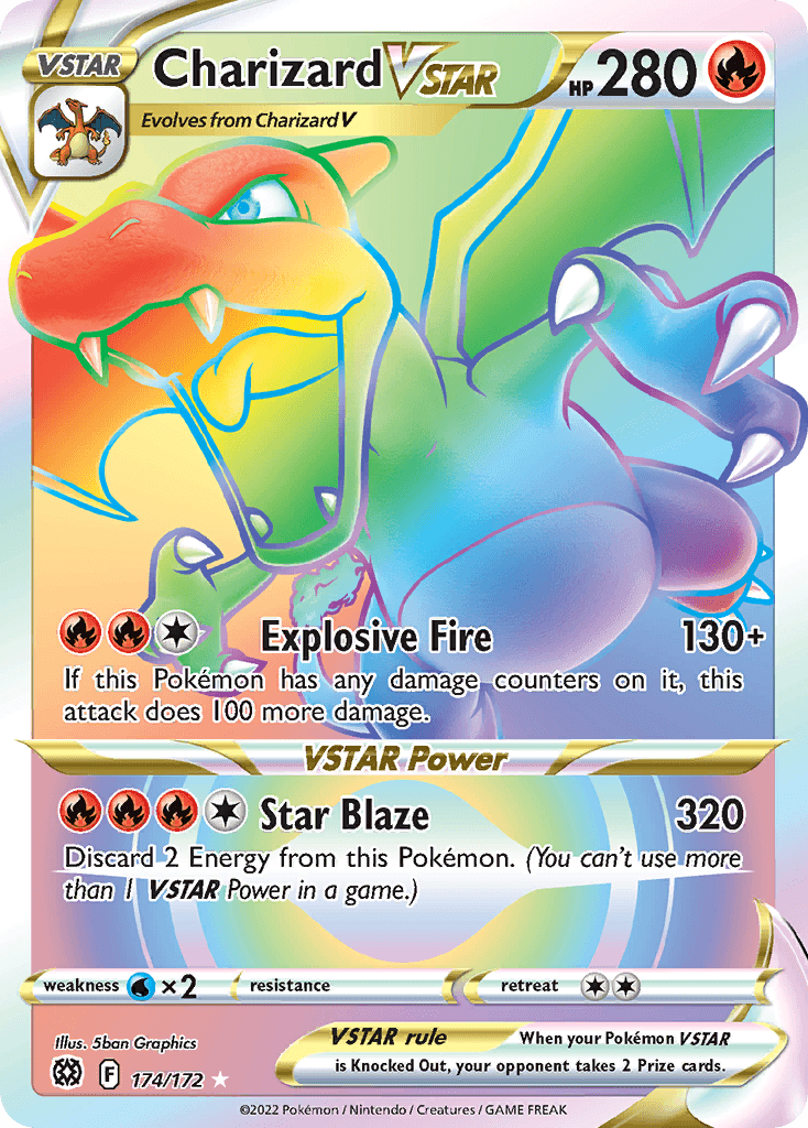 Charizard VSTAR — SWSH09: Brilliant Stars Trainer Gallery