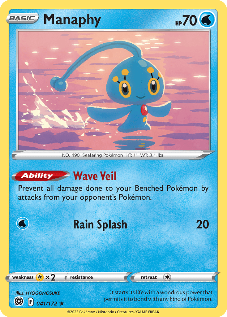 Manaphy — Prize Pack Series Cards Pokémon TCG card by HYOGONOSUKE