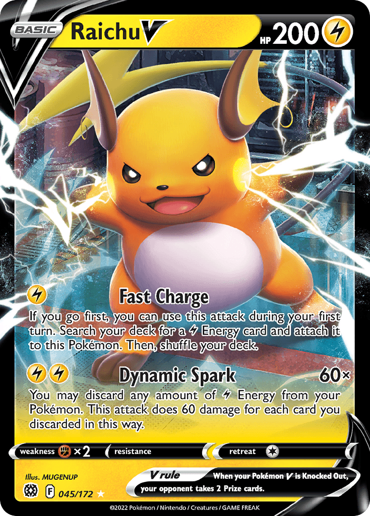 Raichu V — Prize Pack Series Cards Pokémon TCG card by MUGENUP