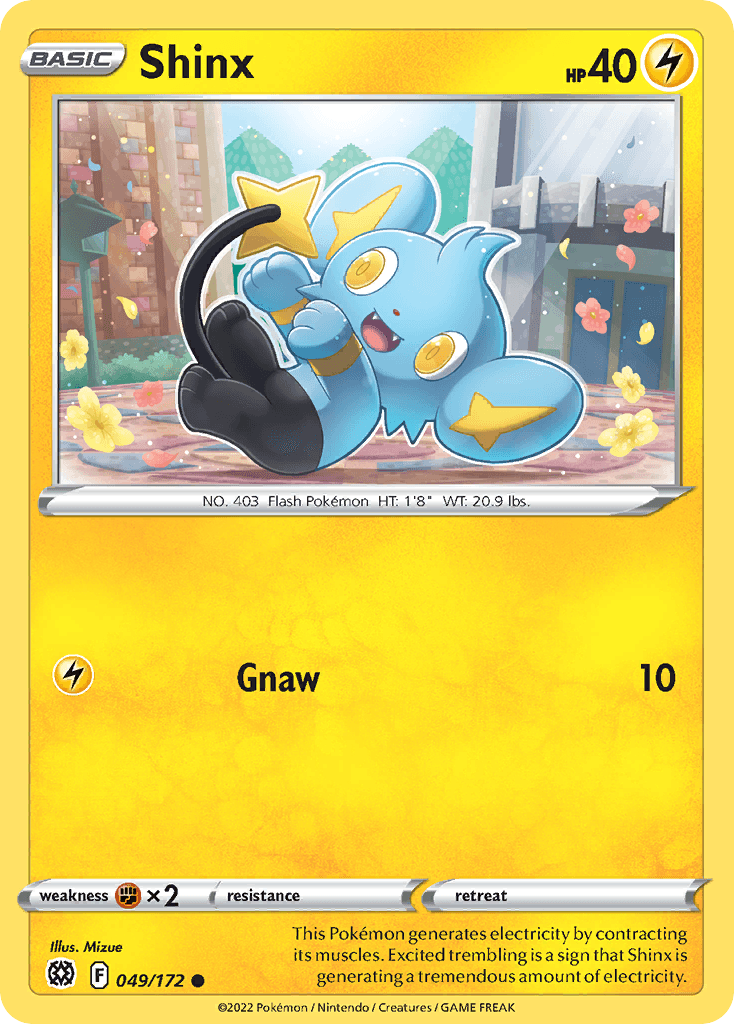 Shinx — SWSH09: Brilliant Stars Pokémon TCG card by Mizue