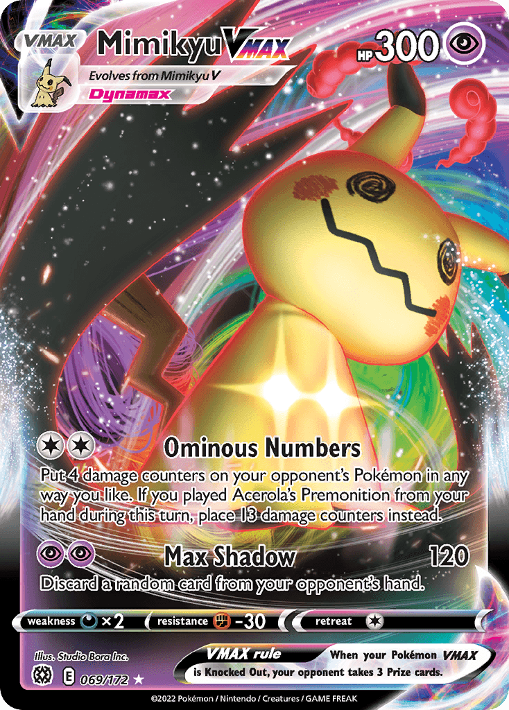 Mimikyu VMAX — SWSH09: Brilliant Stars Pokémon TCG card by Studio Bora Inc.