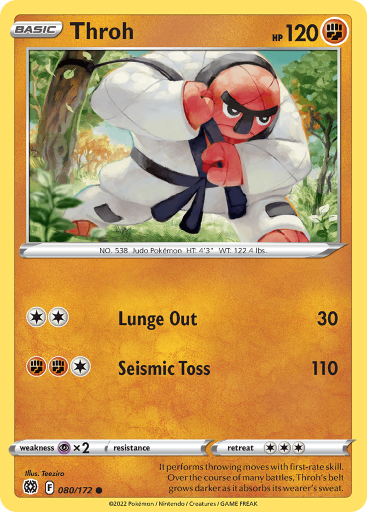 Throh — SWSH09: Brilliant Stars Pokémon TCG card by Teeziro