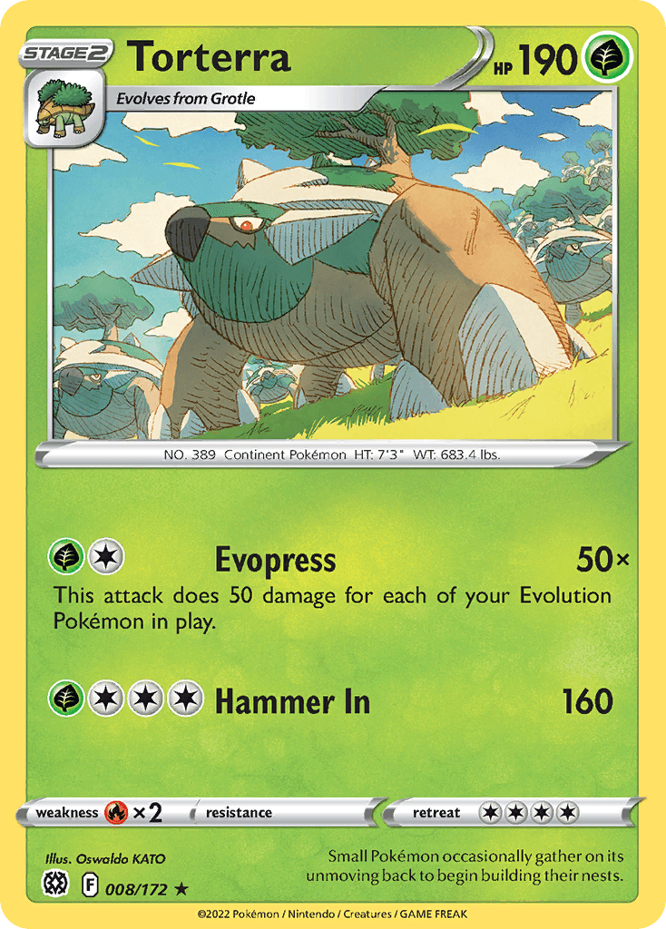 Torterra — Prize Pack Series Cards