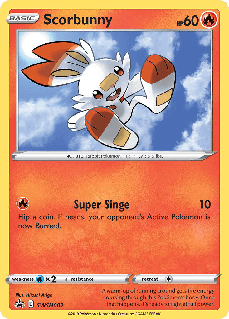 Scorbunny — Pokémon TCG card