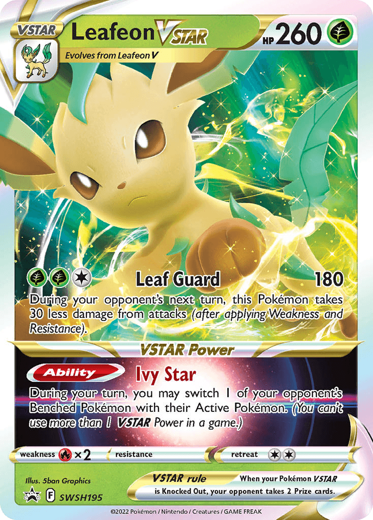 Leafeon VSTAR — Prize Pack Series Cards