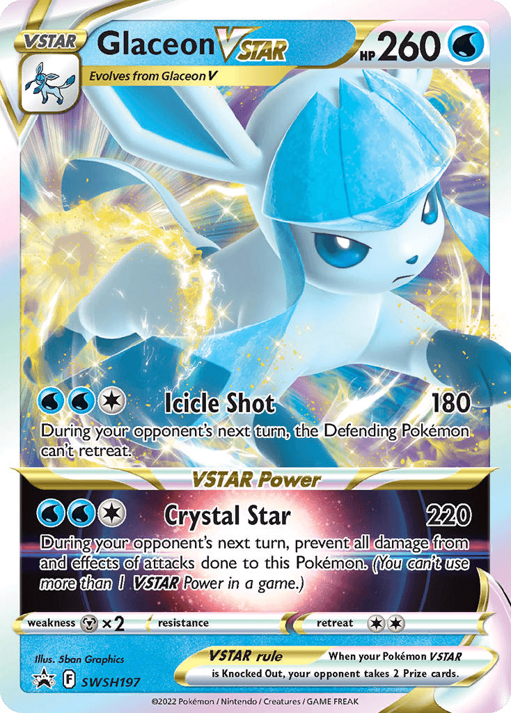 Glaceon VSTAR — Prize Pack Series Cards
