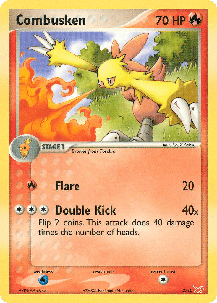 Combusken — EX Trainer Kit 1: Latias & Latios Pokémon TCG card by Kouki Saitou