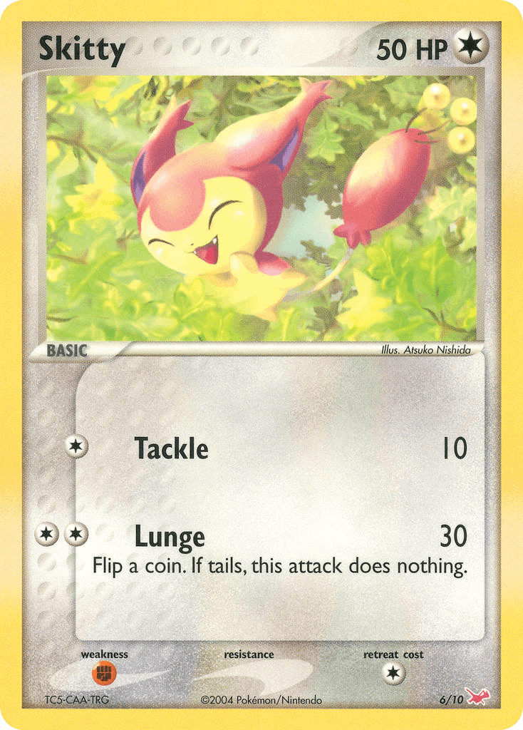 Skitty — EX Trainer Kit 1: Latias & Latios Pokémon TCG card by Atsuko Nishida