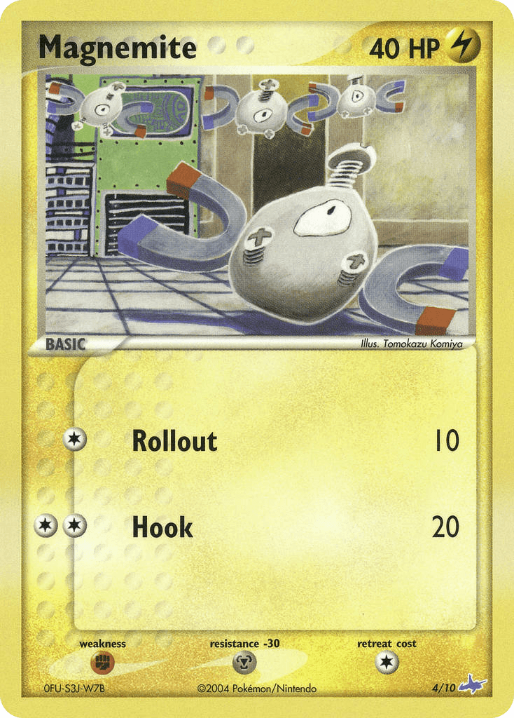 Magnemite — EX Trainer Kit 1: Latias & Latios Pokémon TCG card by Tomokazu Komiya