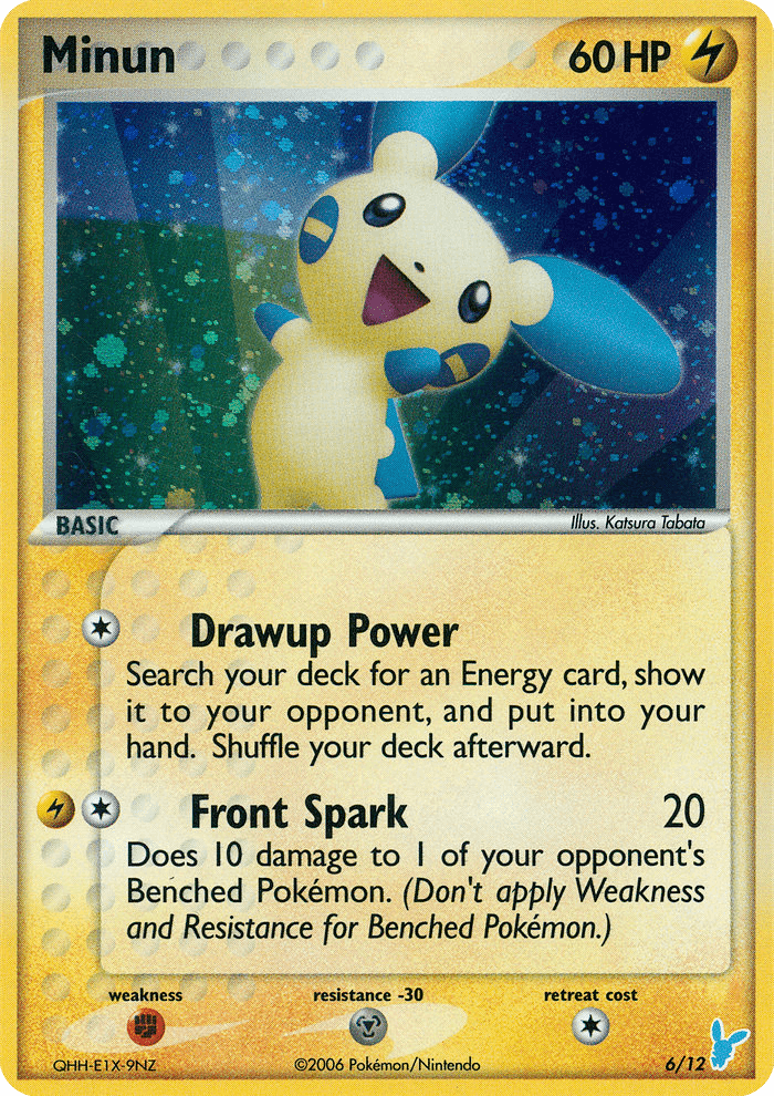 Minun — EX Trainer Kit 2: Plusle & Minun