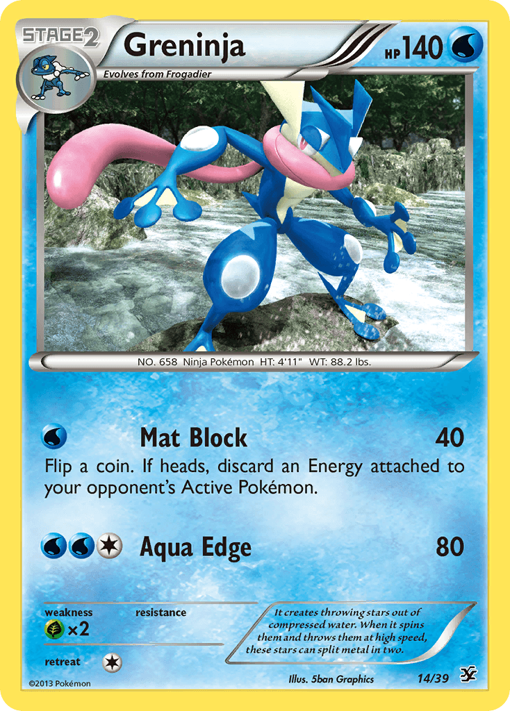 Greninja — Pokémon TCG card