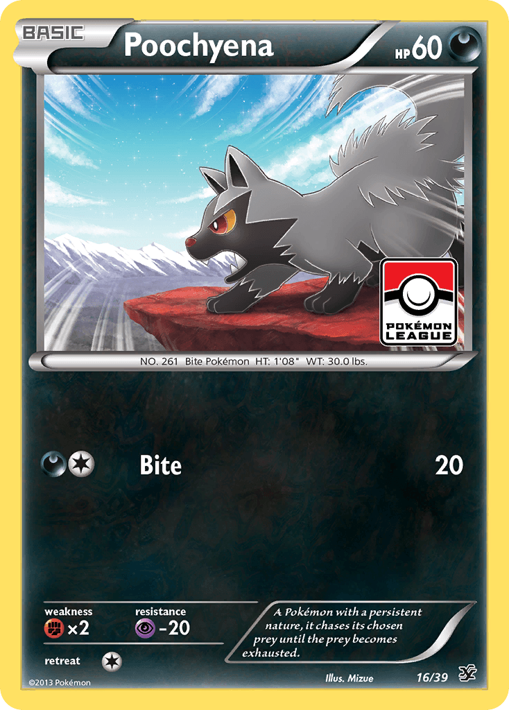 Poochyena — Kalos Starter Set Pokémon TCG card by Mizue