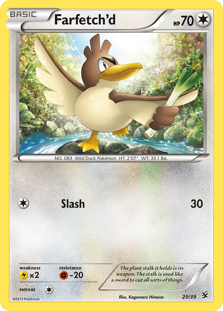 Farfetch'd — Kalos Starter Set Pokémon TCG card by Kagemaru Himeno