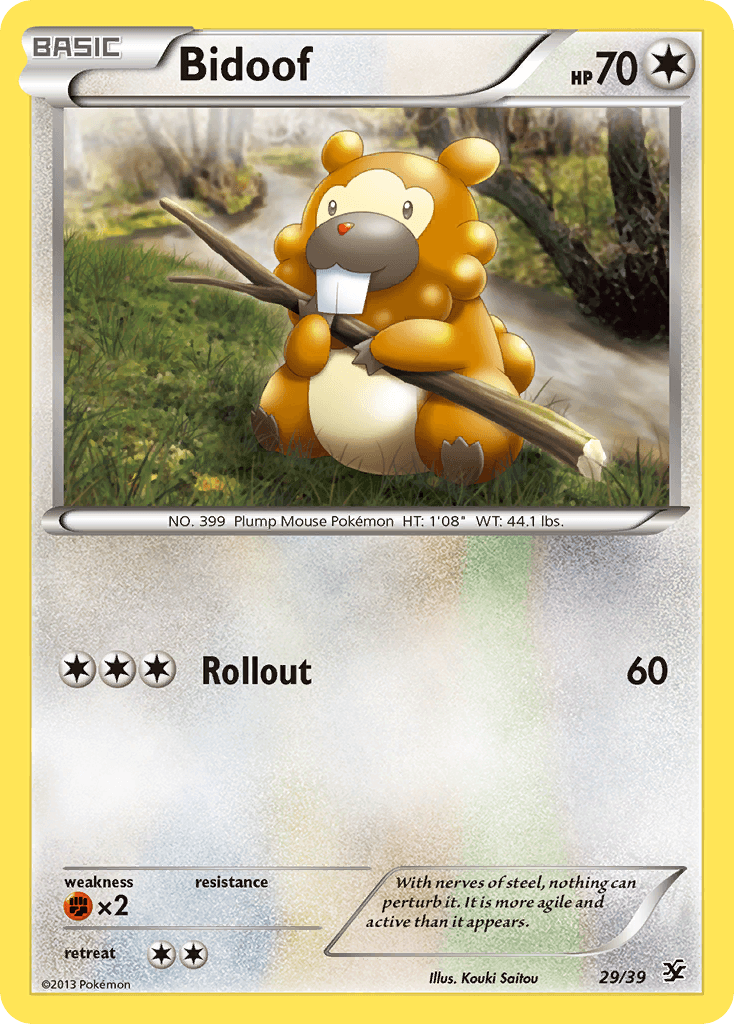 Bidoof — Pokémon TCG card