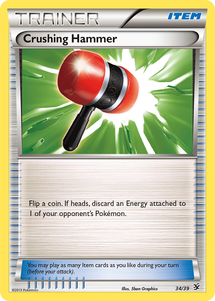 Crushing Hammer — Kalos Starter Set Pokémon TCG card by 5ban Graphics