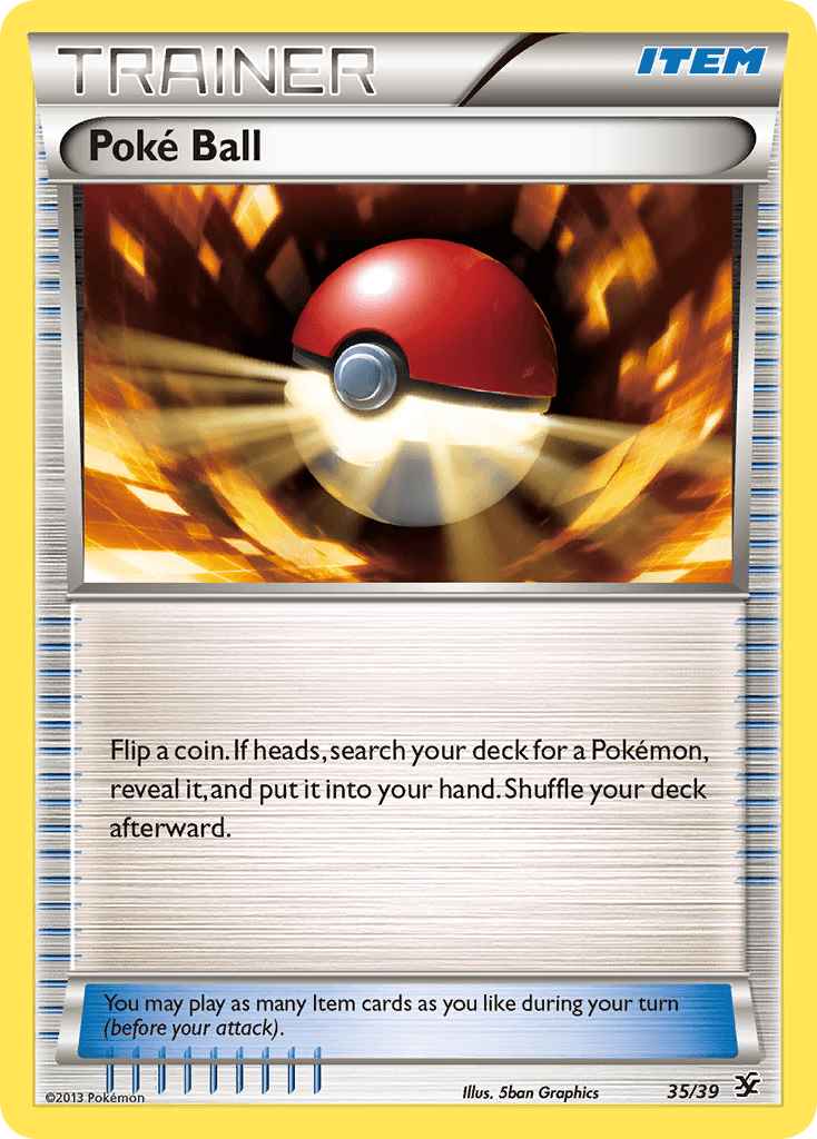 Poke Ball — Kalos Starter Set Pokémon TCG card by Ryo Ueda