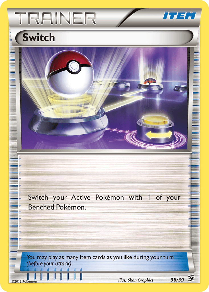 Switch — Kalos Starter Set Pokémon TCG card by 5ban Graphics