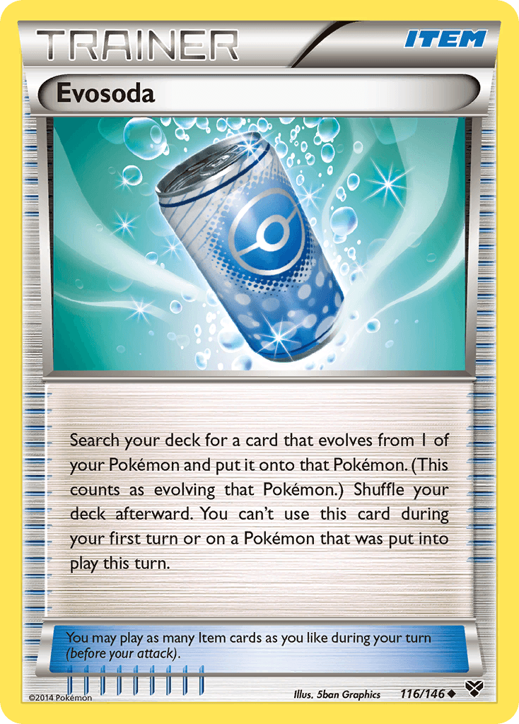 Evosoda — XY Base Set Pokémon TCG card by 5ban Graphics
