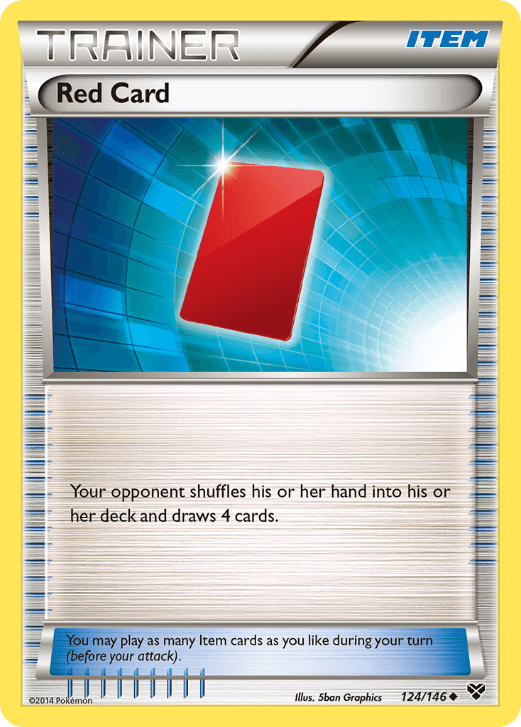 Red Card — XY Base Set Pokémon TCG card by 5ban Graphics
