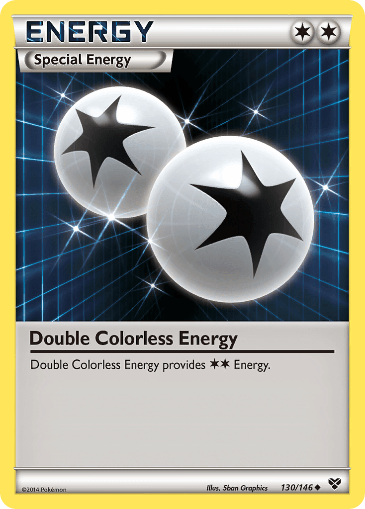 Double Colorless Energy — XY Base Set Pokémon TCG card by 5ban Graphics