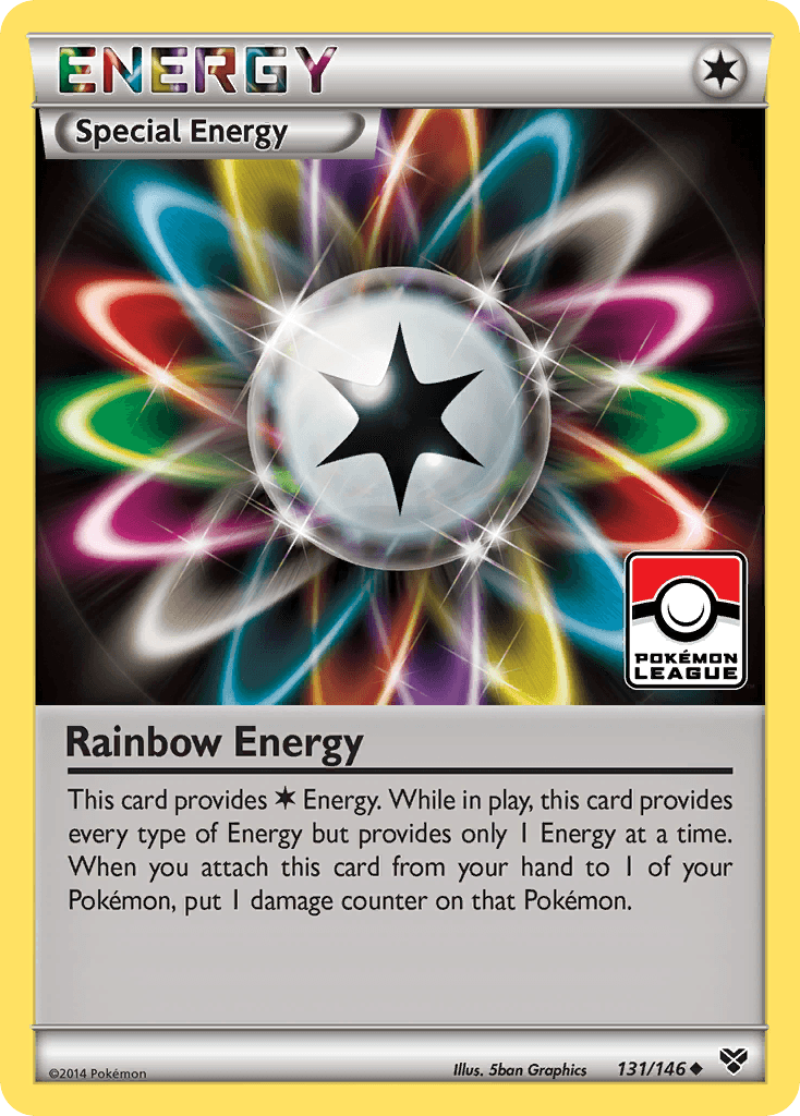 Rainbow Energy — XY Base Set Pokémon TCG card by 5ban Graphics