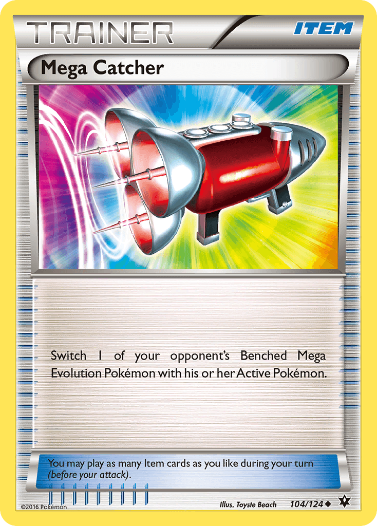 Mega Catcher — XY - Fates Collide Pokémon TCG card by Toyste Beach