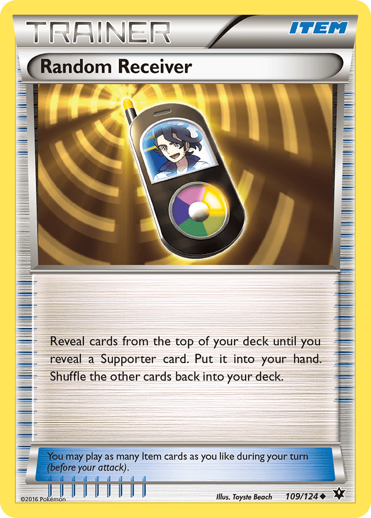 Random Receiver — XY - Fates Collide Pokémon TCG card by Toyste Beach