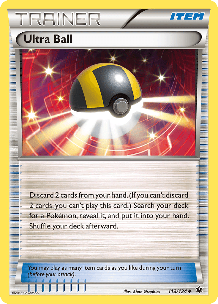 Ultra Ball — XY - Fates Collide Pokémon TCG card by 5ban Graphics