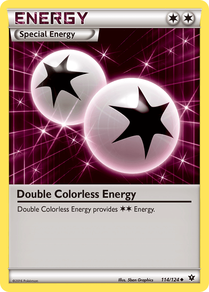Double Colorless Energy — XY - Fates Collide Pokémon TCG card by 5ban Graphics