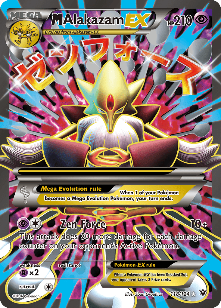 M Alakazam-EX — XY - Fates Collide Pokémon TCG card by 5ban Graphics