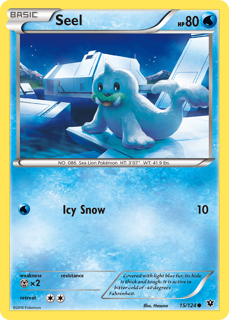 Seel — XY - Fates Collide Pokémon TCG card by Hasuno